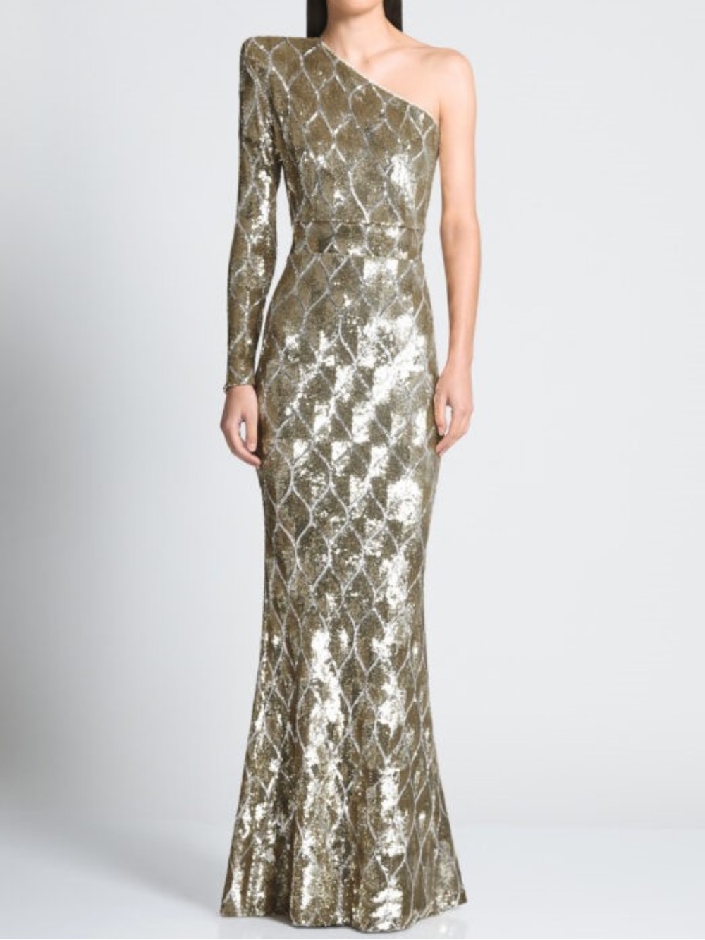 Zhivago Mean Streets Gown Gold Sequins - Picture 4 of 12